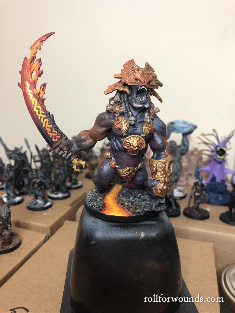 Blood Rage Fire Giant painted (front)