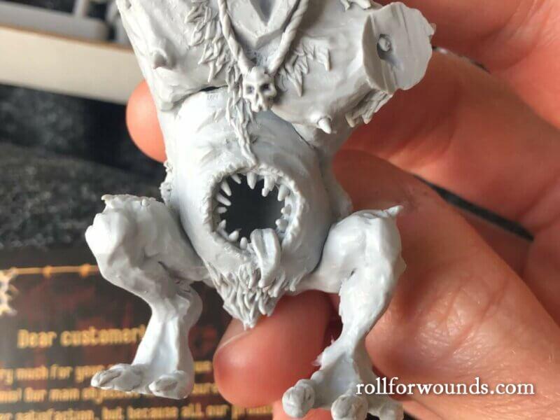 Chaos troll in resin