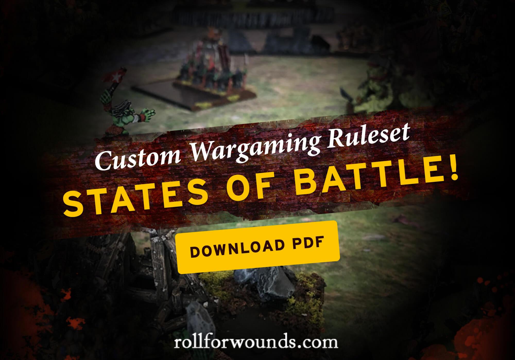 States of Battle wargaming rules