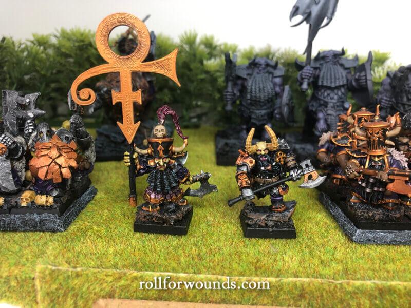 Russian Alternative Chaos Dwarf heroes (painted)