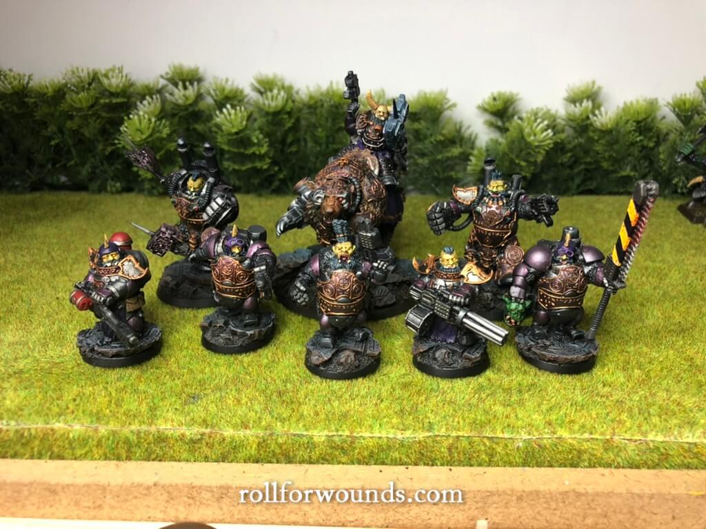 Chaos Squats converted from Scibor Miniatures