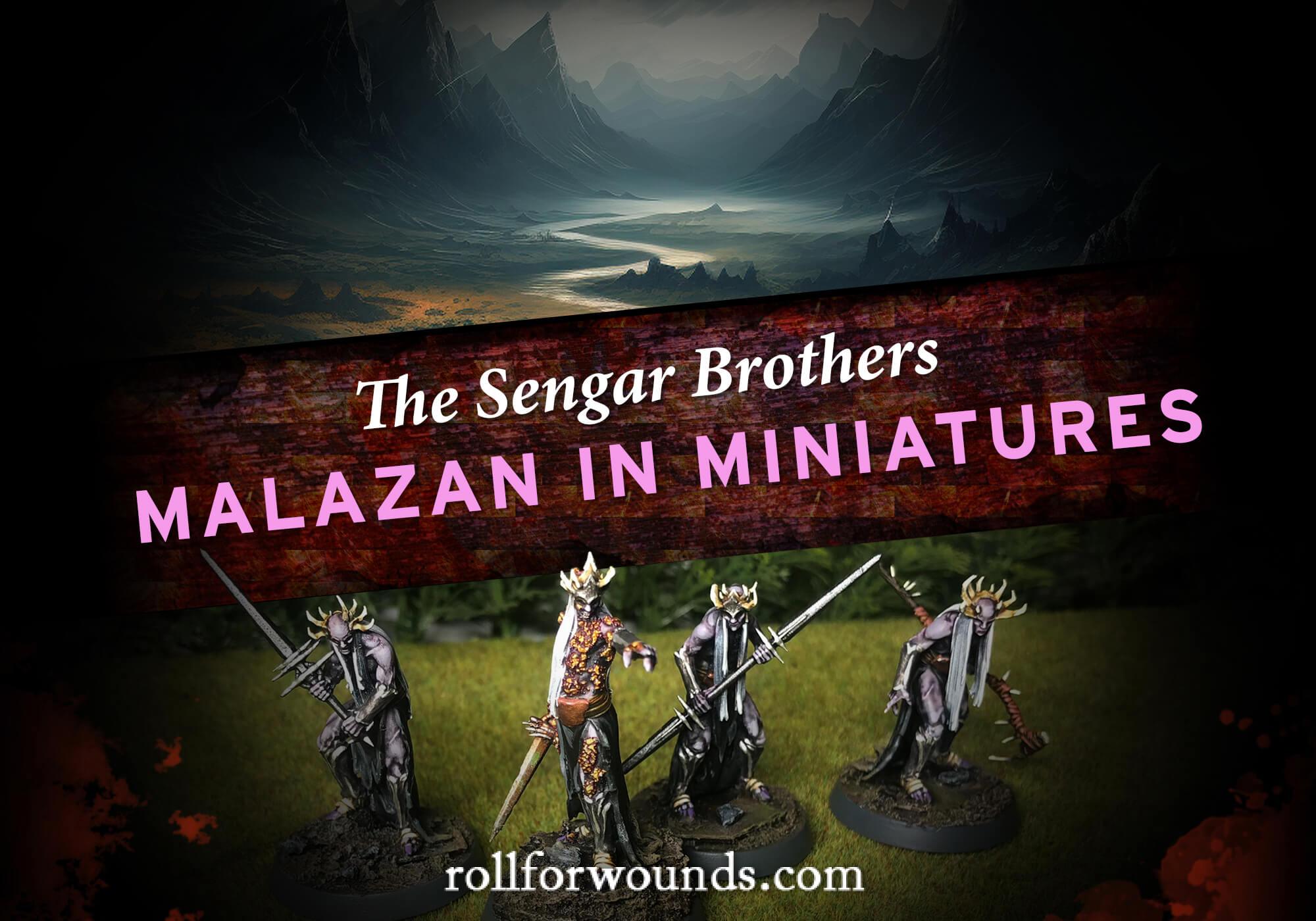 Malazan Book of the Fallen: Tiste Edur miniatures
